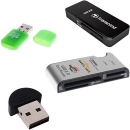 Картридеры, блютусы