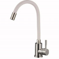 Смеситель Zegor EZA4-F090KW гайка кухня белый