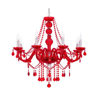 409/8P RD Потолочный хрусталь люстра РАСПРОДАЖА