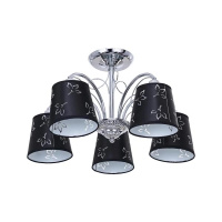 50823/5CR BK Люстра потол. классика
