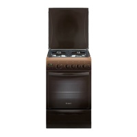 Плита Гефест 5100-03 0001 Коричневый, Газовая, крышка металл,эл.таймер