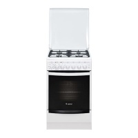 Плита Гефест 5102-03 0023 Белый, ГазоЭлектрическая, Конвекция, крышка металл