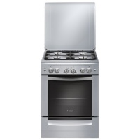 Плита Гефест 6100-02 0068 Серый, Газовая, крышка металл,таймер