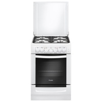 Плита Гефест 6102-02 Белый, ГазоЭлектрическая, крышка металл