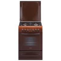 Плита Гефест 6102-03 Белый, ГазоЭлектрическая, Конвекция, крышка металл,эл.таймер