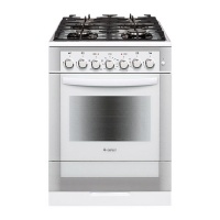 Плита Гефест 6502-02 0042 Белый, Стекло, ГазоЭлектрическая, без крышки