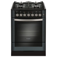 Плита Гефест 6502-02 0044 Черный, Стекло, ГазоЭлектрическая, без крышки