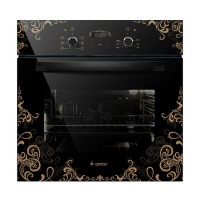 Дух.шкаф Гефест ЭДВ ДА 622-02К19 Черный с узором