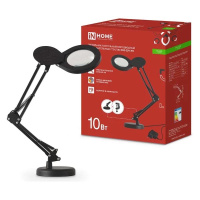 Cветильник наст.IN HOME PLUS CCO-22Ч 10Вт (5*лупа) Черный