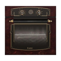 Дух.шкаф Гефест ЭДВ ДА 622-03K55S Рубиновый