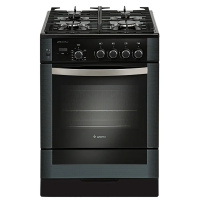 Плита Гефест 6500-03 0044 Черный, Стекло, Газовая, без крышки,эл.таймер