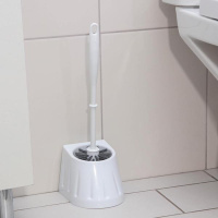 Ёрш для унит/ 16*14*40cм "Модена-лотос" белый 6489477