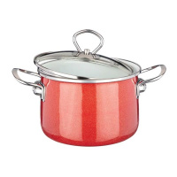 Кастрюля Delux эмалированная 2,2л