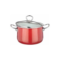 Кастрюля Delux эмалированная 3,1л