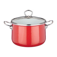 Кастрюля Delux эмалированная 4,1л