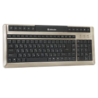Клавиатура Defender Inox 900 Bronze <USB> - 12доп, Slim