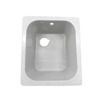 Мойка BL 502-1 белый  без сифона  495*430*195