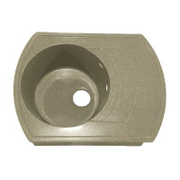 Мойка BL 511-3 песочный серый без сифона