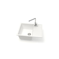 Мойка GLANZ J151(R-18)  (белый) 645*505*185