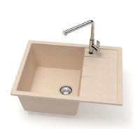 мойка GLANZ J151 (сл.кость) 645*505*218