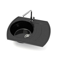 Мойка GLANZ J25 (чёрный) 640*490*200