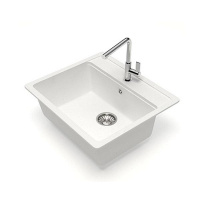 Мойка GLANZ J9 (белый) 570*505*200