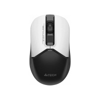 Мышь беспроводная A4Tech Fstyler FG12 белый/черный, 1200 dpi, радиоканал, USB, кнопки - 3
