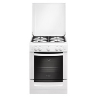 Плита Гефест 6100-01 Белый, Газовая, крышка металл,без таймера н1рп