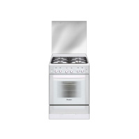 Плита Гефест 6300-02 0040 Белый, Газовая, крышка стекло,таймер