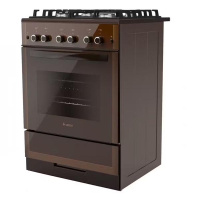 Плита Гефест 6500-02 G1BO Коричневый, Газовая