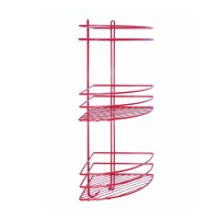 Полка  3 яруса прямая  8217-3  красная СТК