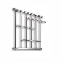 полотенцесушитель ZOX ЛЦ 80*40 1* ДУГА 5 перекл ниж.подкл. П