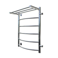 Полотенцесушитель ZOX ЛЦ 80*50 1"  5 перекл(ДУГА) ниж.подкл. П