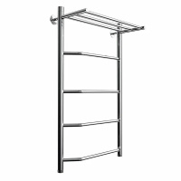 полотенцесушитель ZOX ЛЦ 80*50 1* ПОЛКА 5 (ДУГА) трапеция ниж. подкл. П