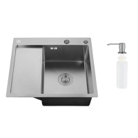 РМС мойка сталь вр. MRK-5851R  2в1 (мойка+дозатор)