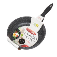 Сковорода 220/55мм Гранит с2251аг с крепл.