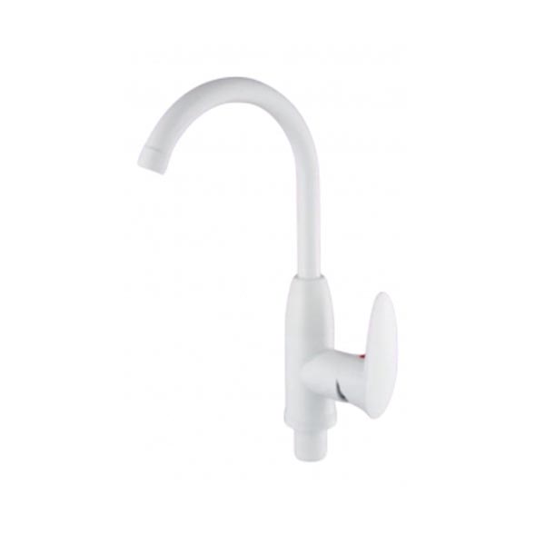 Смеситель (пластик) Plimax CEZAR-011-B WHITE