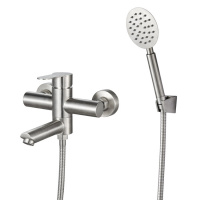 Смеситель SUS 124-009Е для ванны нерж*