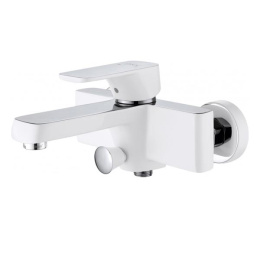 1433215 Смеситель D&K для ванны хром/белый