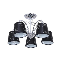 50823/5CR BK Люстра потол. классика