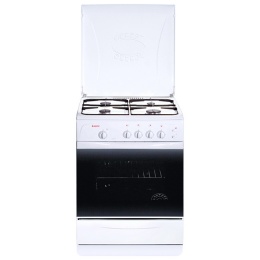 Плита Гефест 1200С6  Белый, Газовая, крышка металл,розжиг,свет в духовке