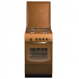 Плита Гефест 3200-06 К19 Коричневый, Газовая, крышка металл,розжиг,свет в духовке