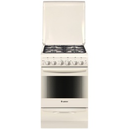 Плита Гефест 5100-02 0167 Кремовый, Газовая, крышка металл,таймер