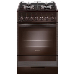 Плита Гефест 5502-02 0045 Коричневый, Стекло, ГазоЭлектрическая, без крышки