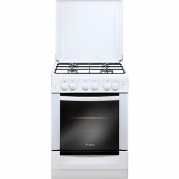 Плита Гефест 6100-02 0001 Коричневый, Газовая, крышка металл,таймер