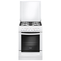 Плита Гефест 6102-02 Белый, ГазоЭлектрическая, крышка металл