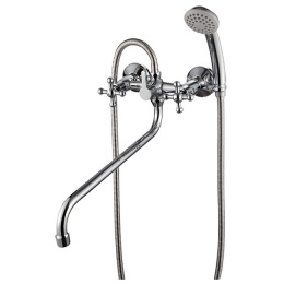 Смеситель DecoRoom DR50011R для умывальника  ЛАТУНЬ