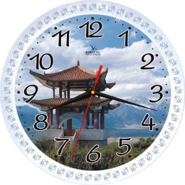 Часы ВЕГА П1-7512/7-48 китайская беседка