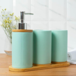 Аксес.для ван. 3 предм."Натура "  мятный  60732202