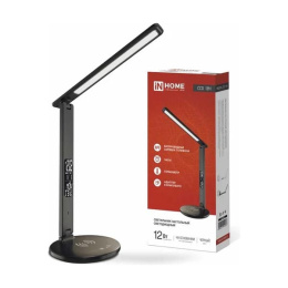 Cветильник наст.IN HOME PLUS CCO-18Ч 12Вт Черный